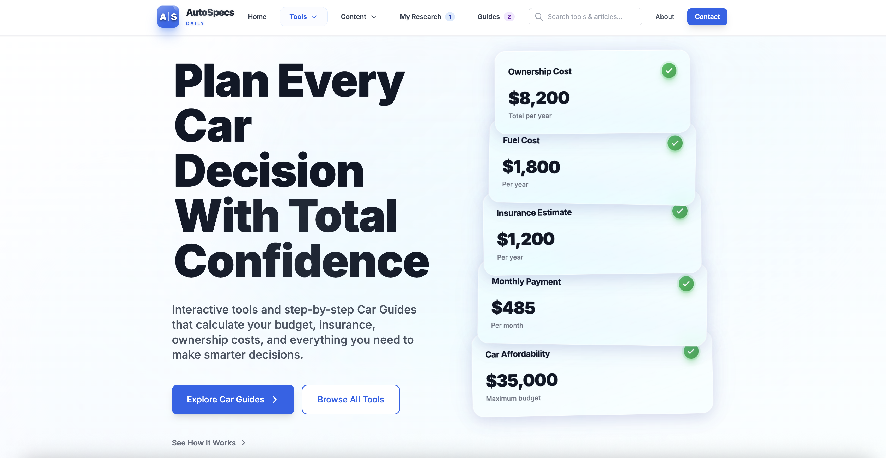 AutoSpecs Daily Platform